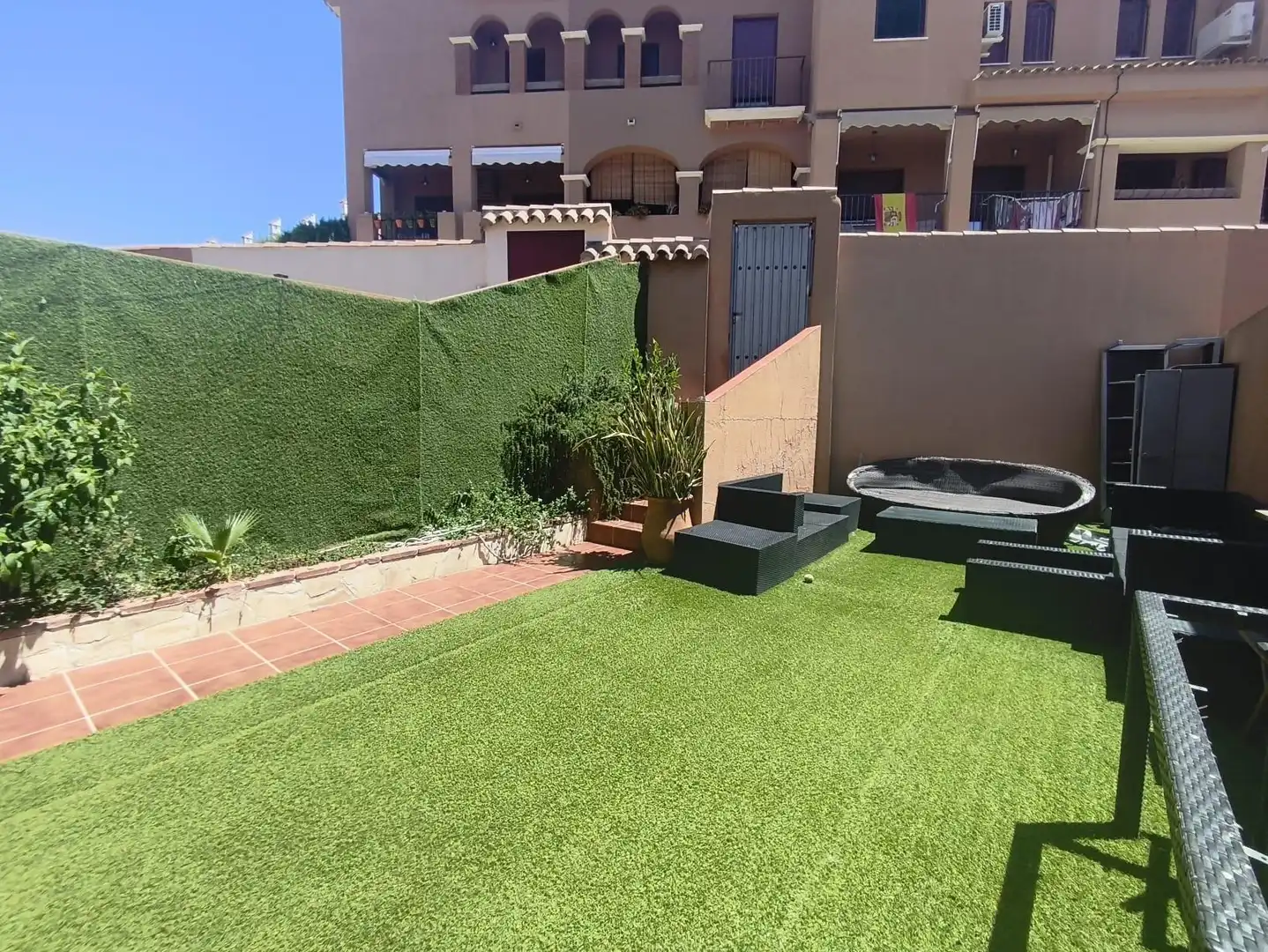 Terrace of Detached homes for sale in La Línea de la Concepción  with Air Conditioner, Private garden and Balcony
