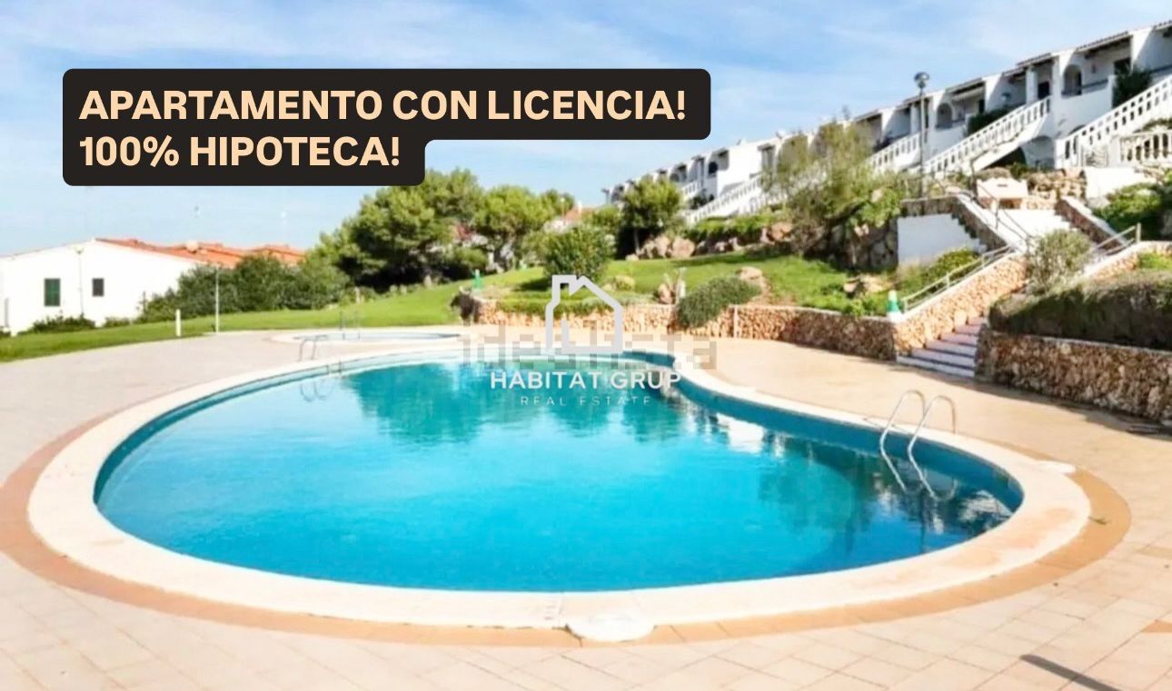 Swimming pool of Flat for sale in Es Mercadal  with Air Conditioner, Heating and Private garden