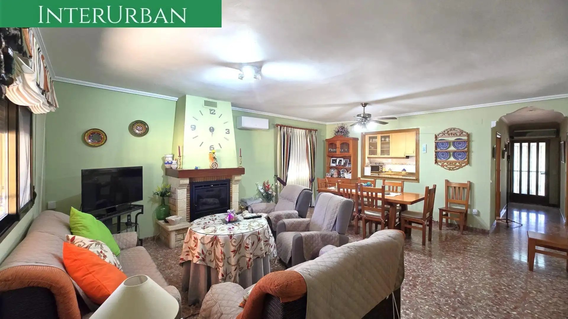 Sala de estar de Casa o chalet en venta en Vilamarxant con Aire acondicionado, Jardín privado y Terraza