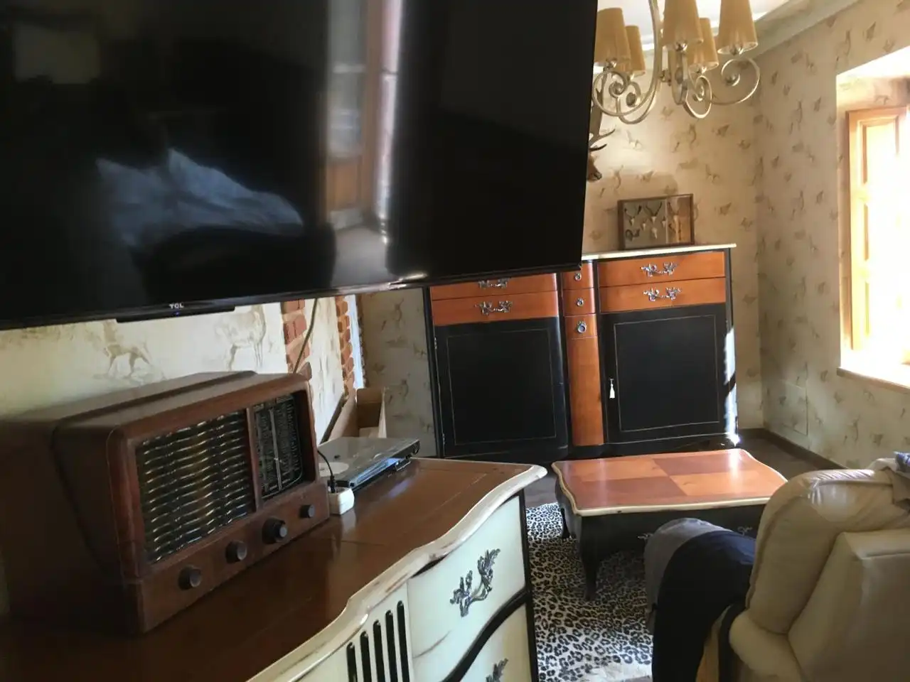 Sala d'estar de Casa adosada en venda en San Andrés del Rabanedo amb Aire condicionat, Calefacció i Jardí privat