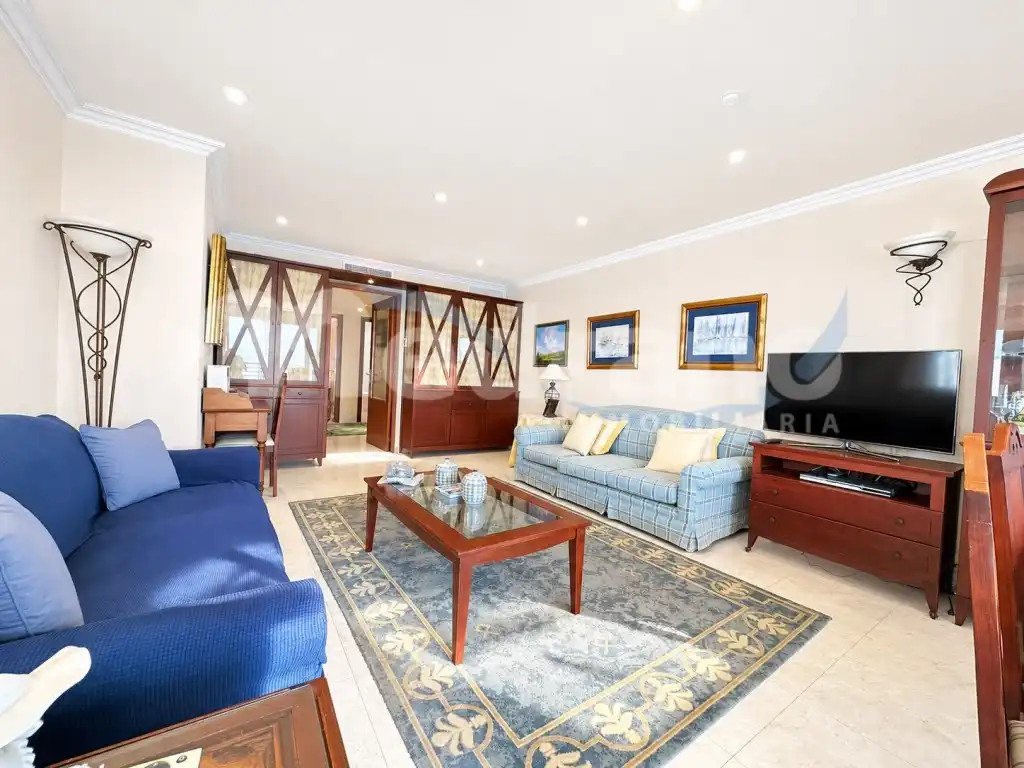 Living room of Flat for sale in Benidorm  with Air Conditioner, Private garden and Swimming Pool