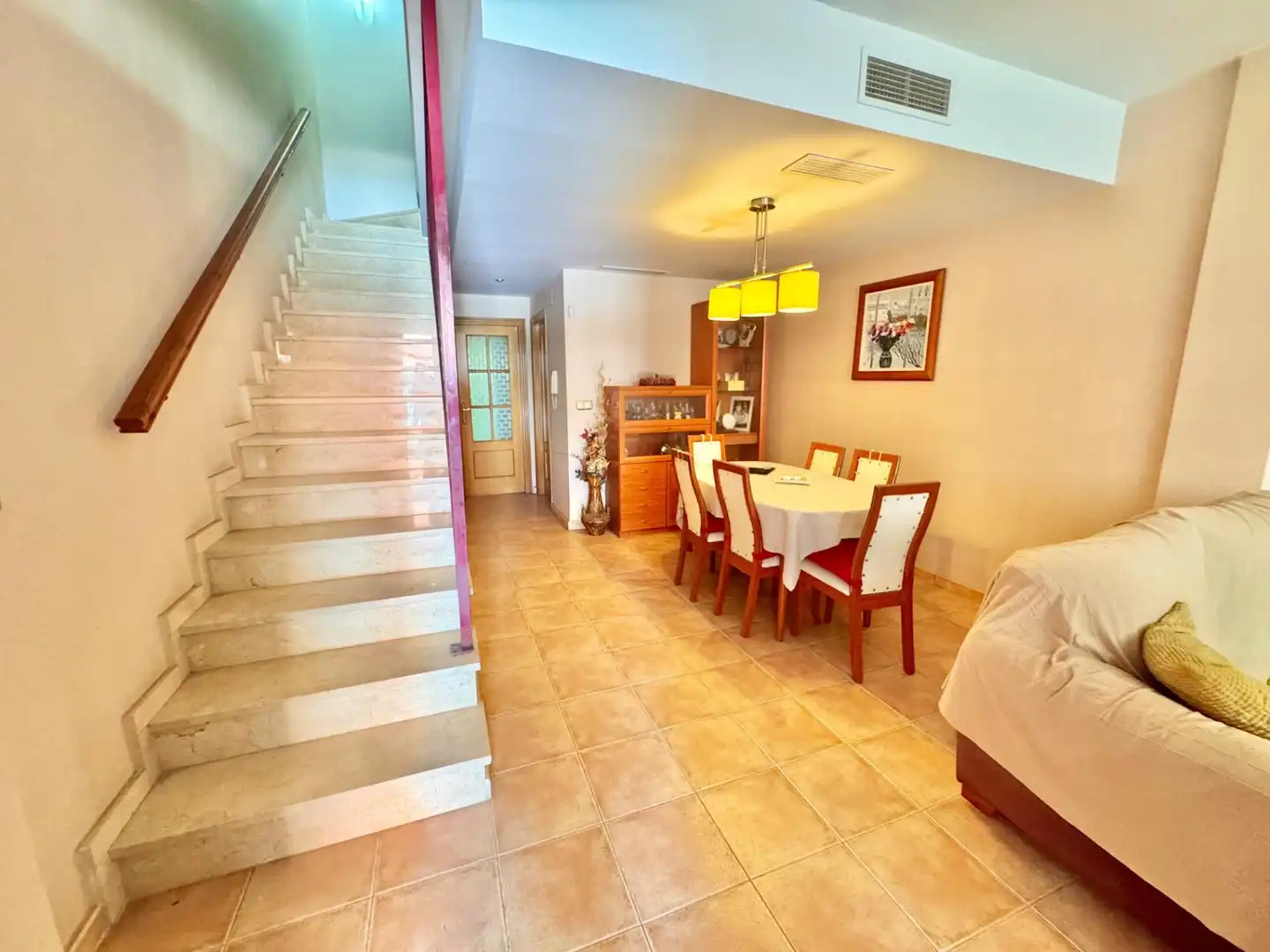 Dining room of Detached homes for sale in Orihuela  with Air Conditioner, Heating and Terrace