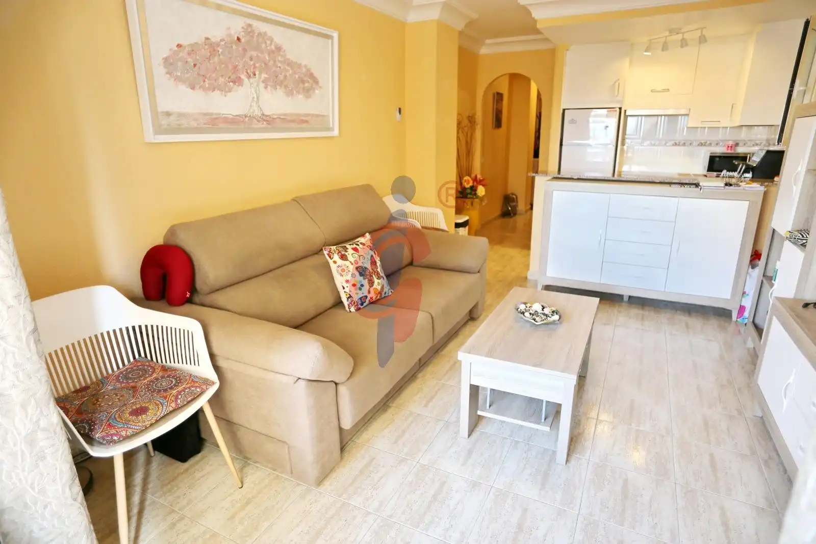 Living room of Flat for sale in Guardamar del Segura  with Terrace, Furnished and Community pool