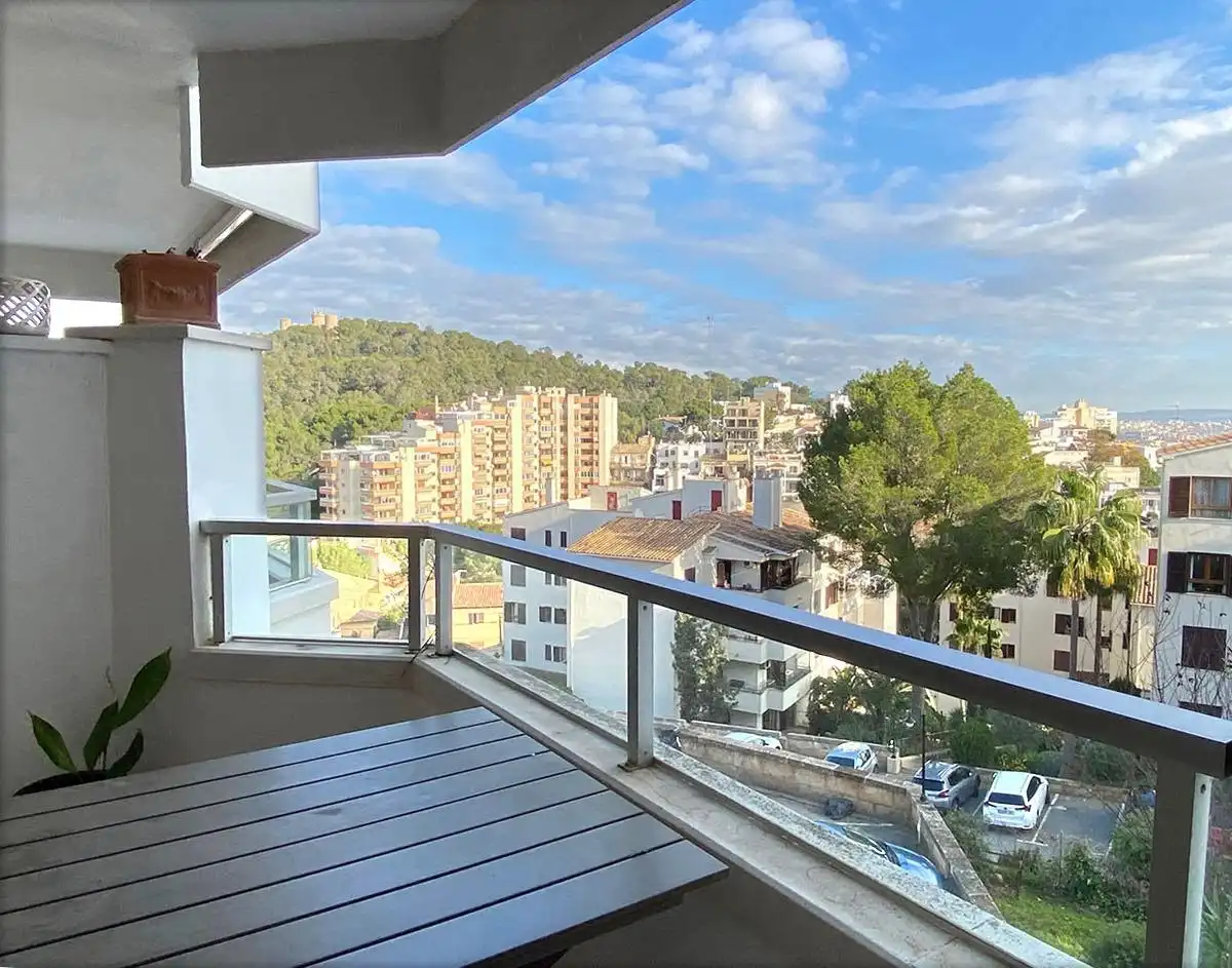 Terrassa de Pis de lloguer en  Palma de Mallorca amb Aire condicionat, Parquet i Terrassa