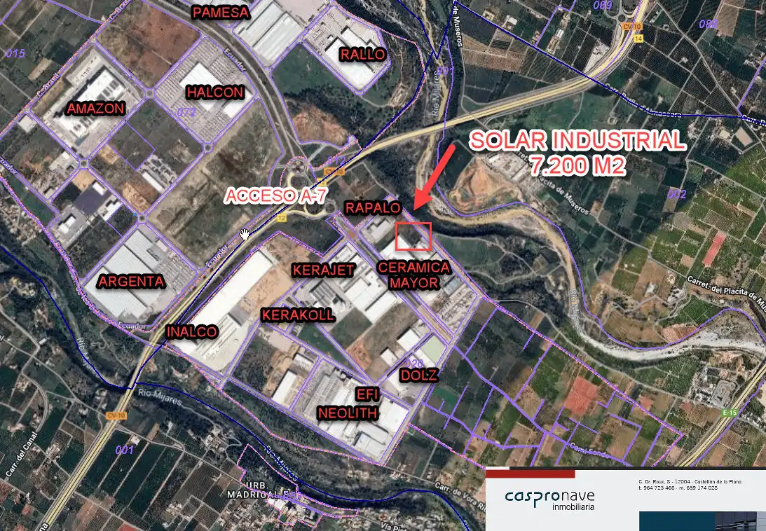 Terreny industrial en venda en Almazora / Almassora