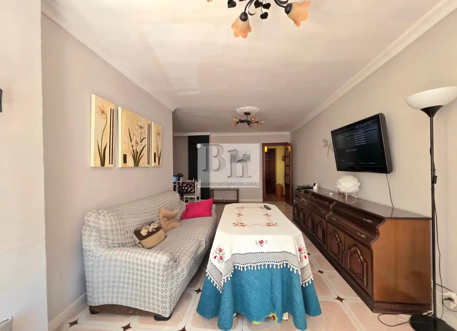Sala de estar de Piso de alquiler en Málaga con Amueblado