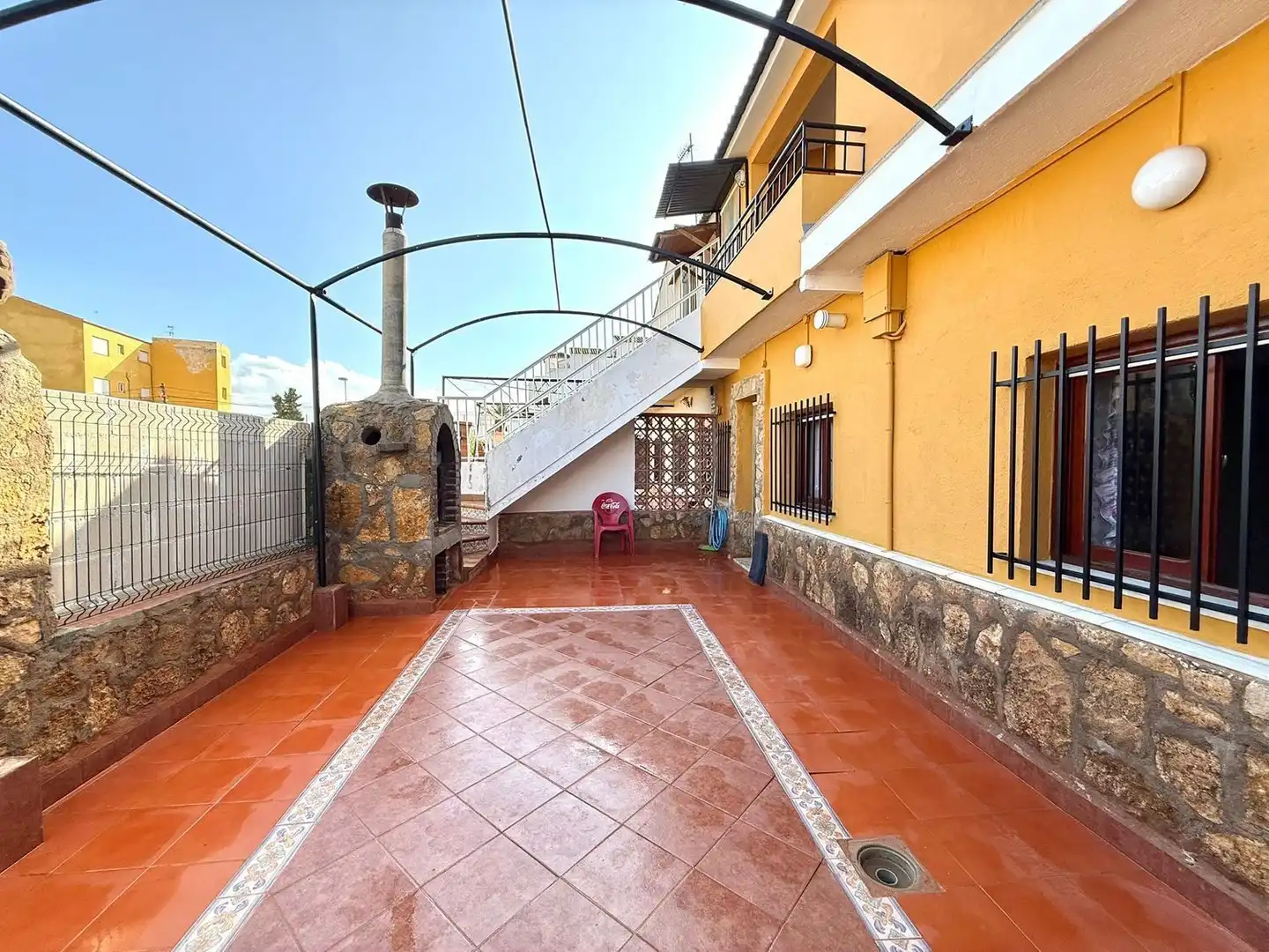 Terrasse von Einfamilien-Reihenhaus zum Verkauf in Pulpí mit Heizung, Terrasse und Abstellraum