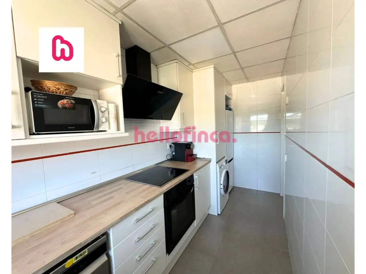 Cocina de Piso en venta en L'Ametlla de Mar  con Aire acondicionado, Amueblado y Balcón