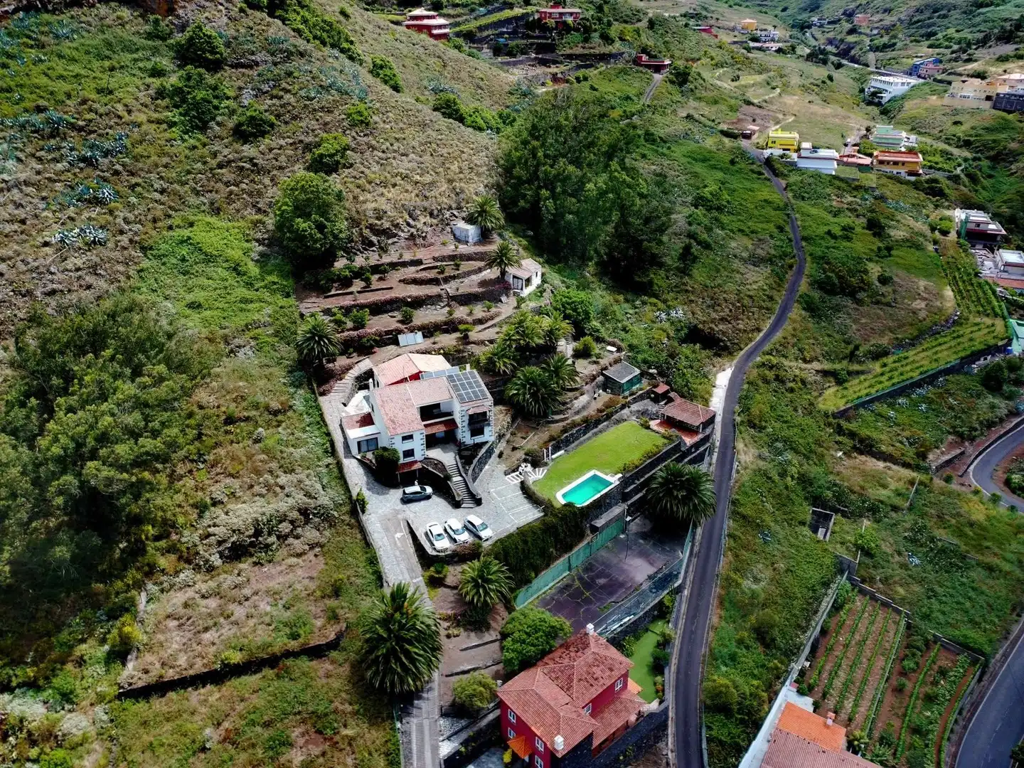 Vista exterior de Casa o chalet en venta en Tegueste con Calefacción, Jardín privado y Terraza