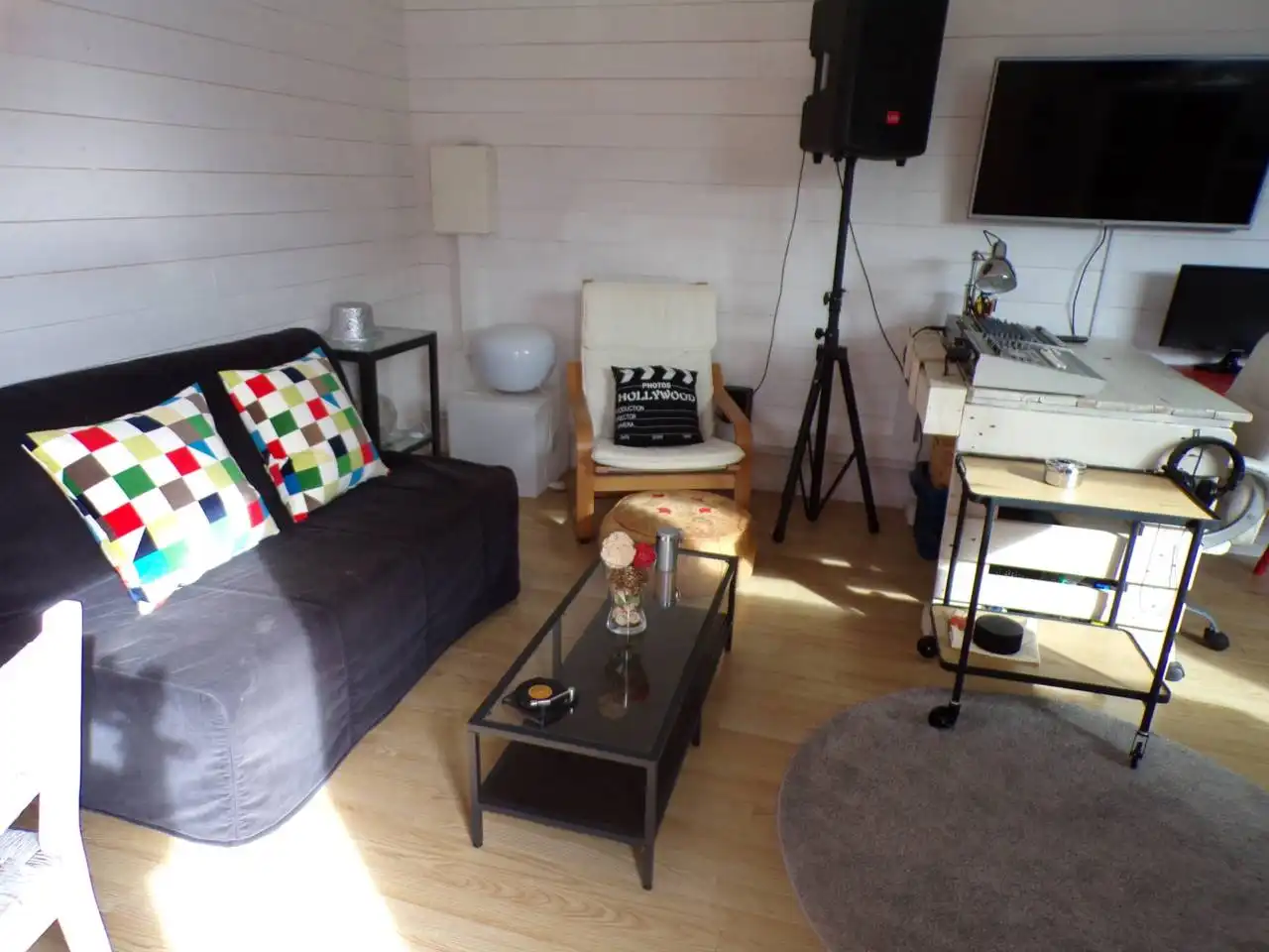 Living room of Houses for sale in Caldes de Malavella  with Heating, Private garden and Swimming Pool