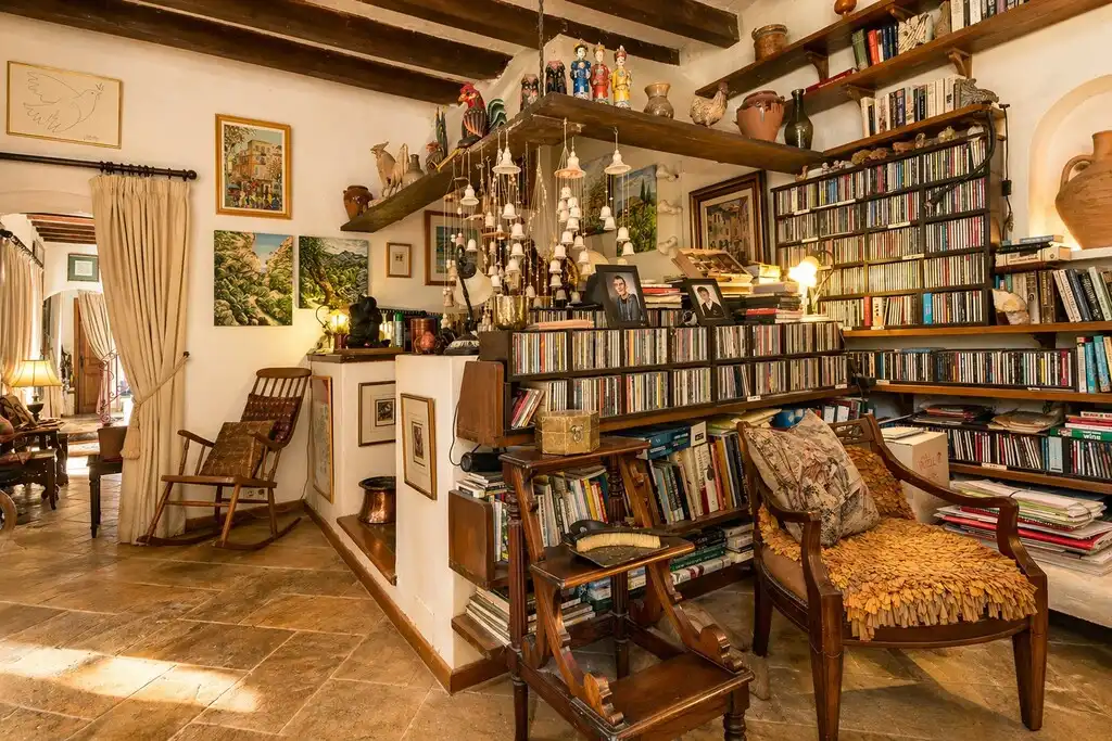 Living room of Country homes for sale in Mancor de la Vall  with Private garden, Terrace and Swimming Pool
