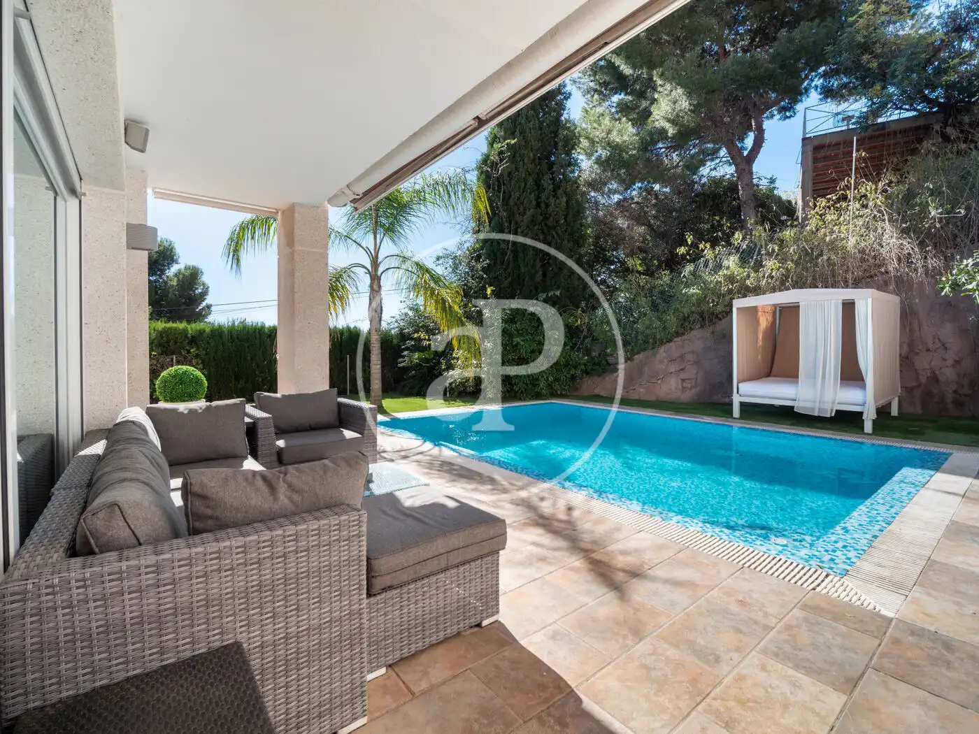Terraza de Casa o chalet en venta en Gilet con Aire acondicionado, Calefacción y Jardín privado