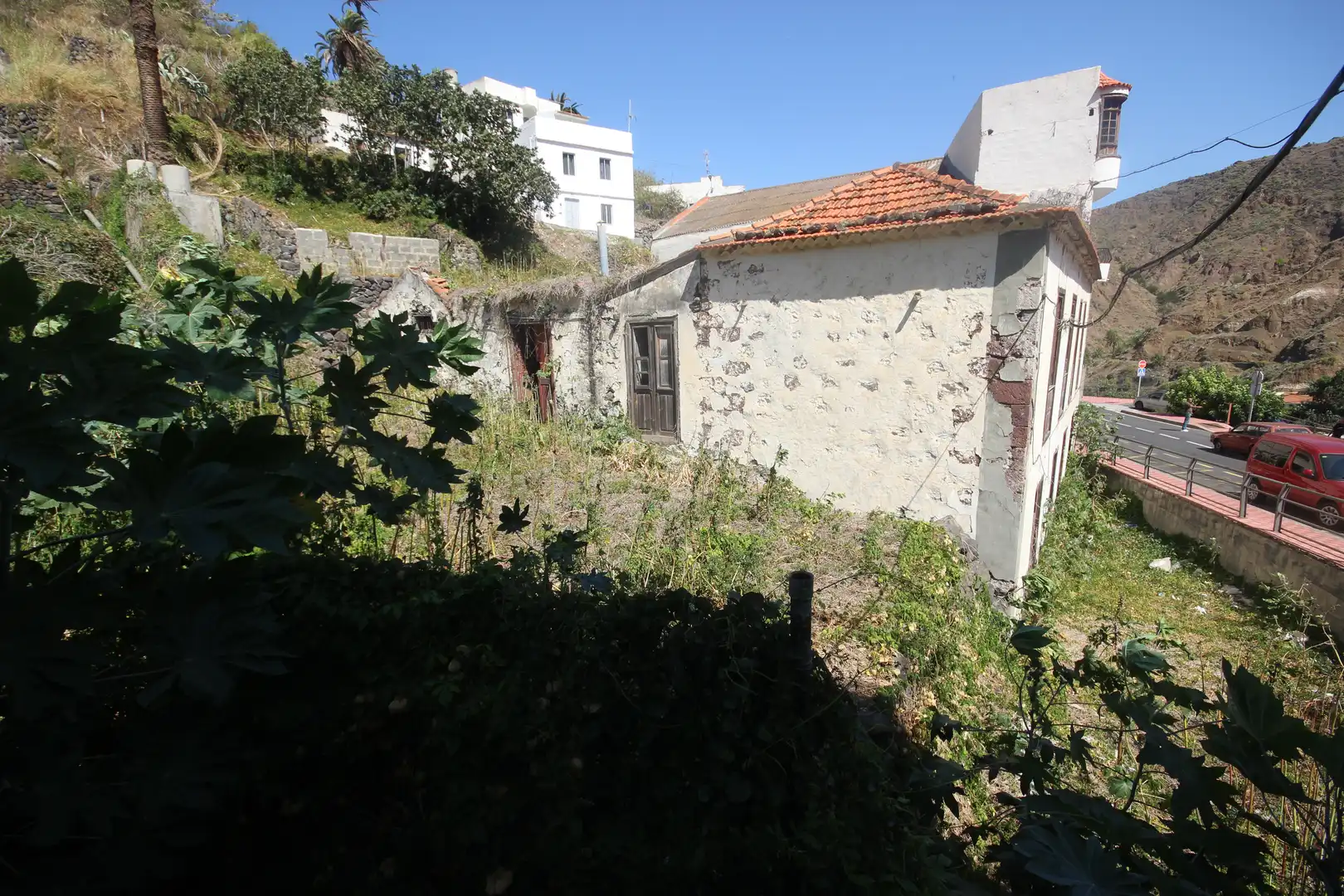 Vista exterior de Finca rústica en venda en Hermigua amb Jardí privat