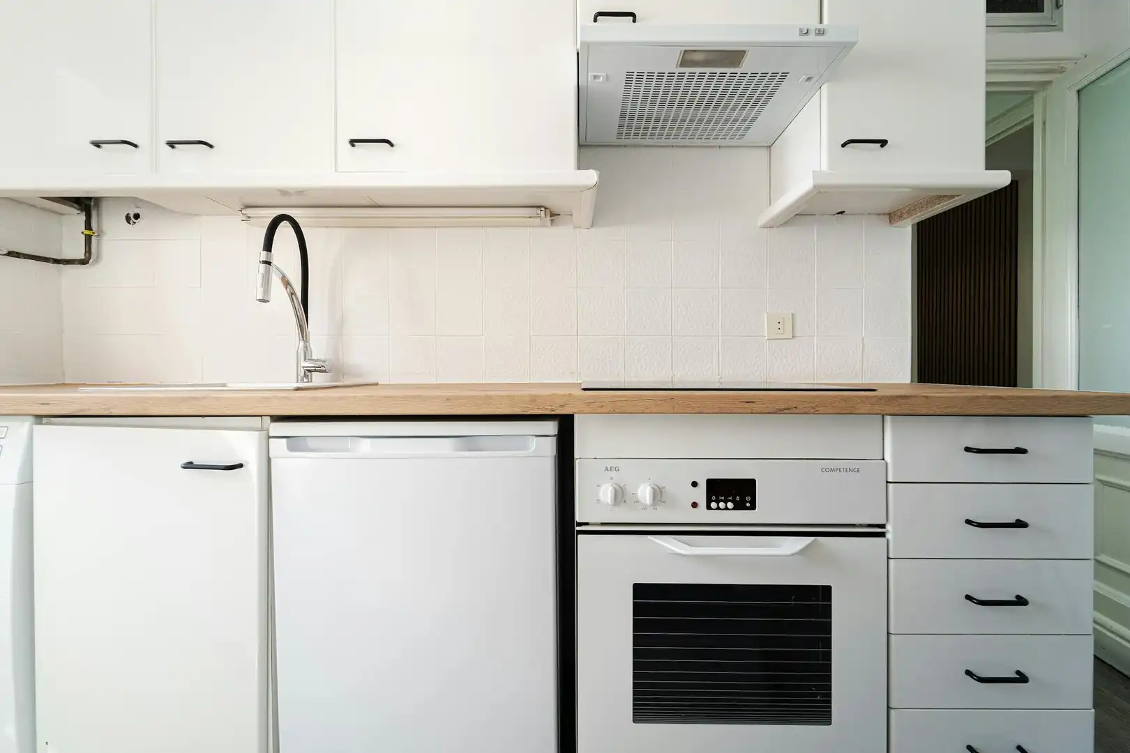 Cocina de Piso para compartir en Madrid con Aire acondicionado, Calefacción y Lavadora