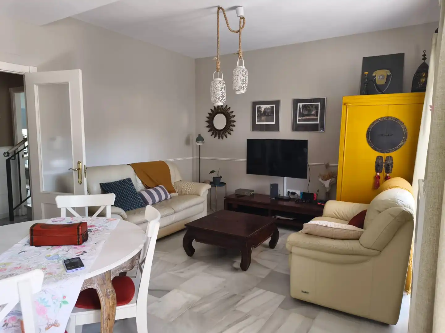 Sala d'estar de Casa adosada en venda en Puerto Real