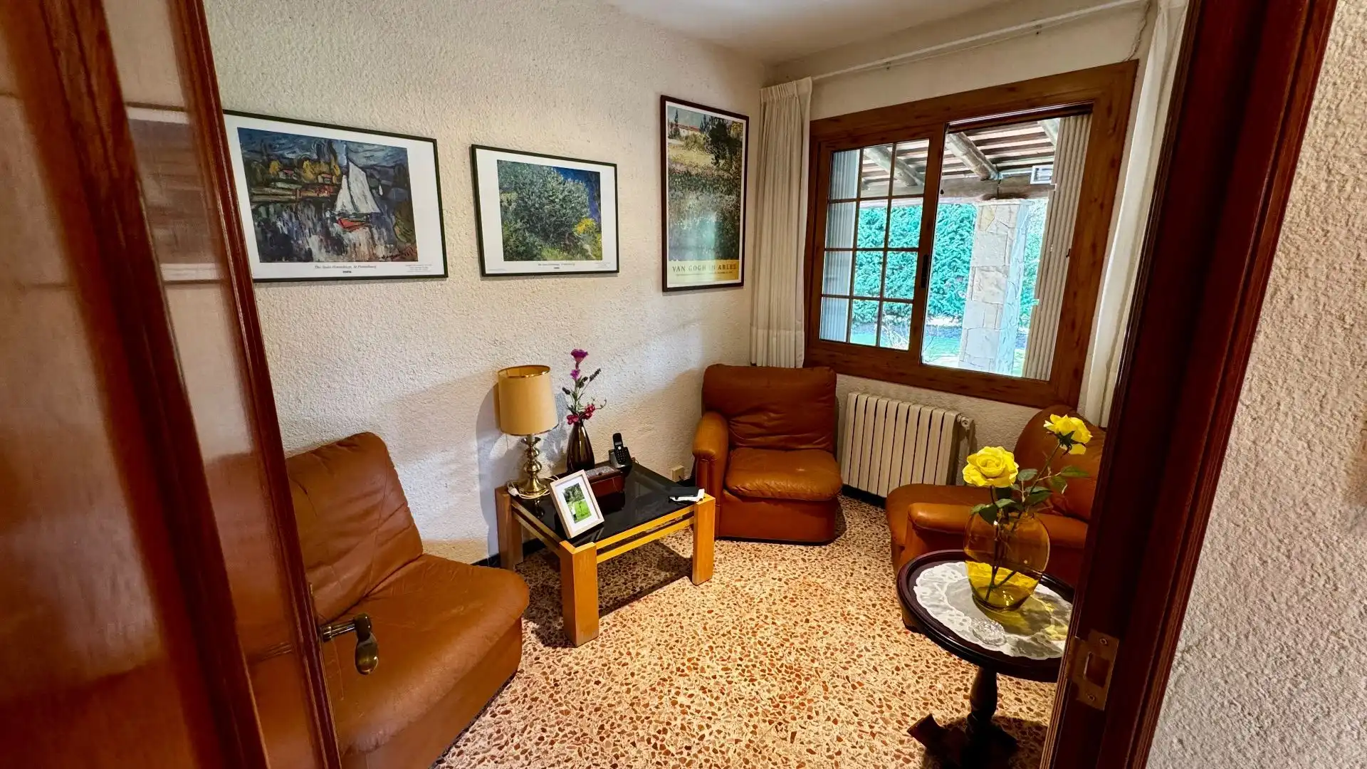 Sala de estar de Casa o chalet en venta en Vacarisses con Aire acondicionado, Calefacción y Jardín privado
