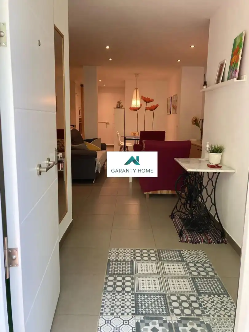 Living room of Flat for rent in Málaga  with Air Conditioner and Furnished