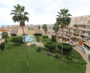 Exterior view of Flat for sale in Roquetas de Mar  with Air Conditioner, Parquet flooring and Terrace