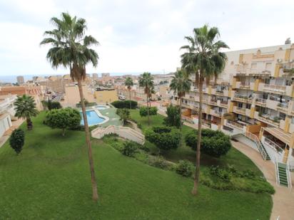 Exterior view of Flat for sale in Roquetas de Mar  with Air Conditioner, Parquet flooring and Terrace