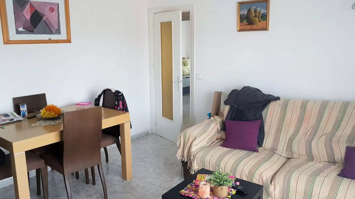 Sala d'estar de Pis en venda en Hostalric amb Balcó