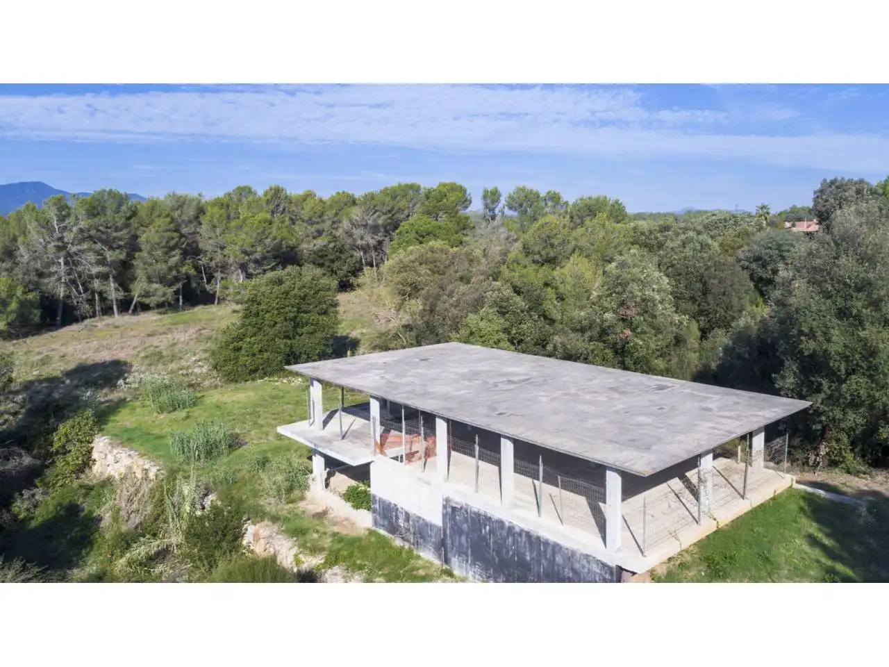 Vista exterior de Casa o xalet en venda en Sant Julià de Ramis amb Jardí privat