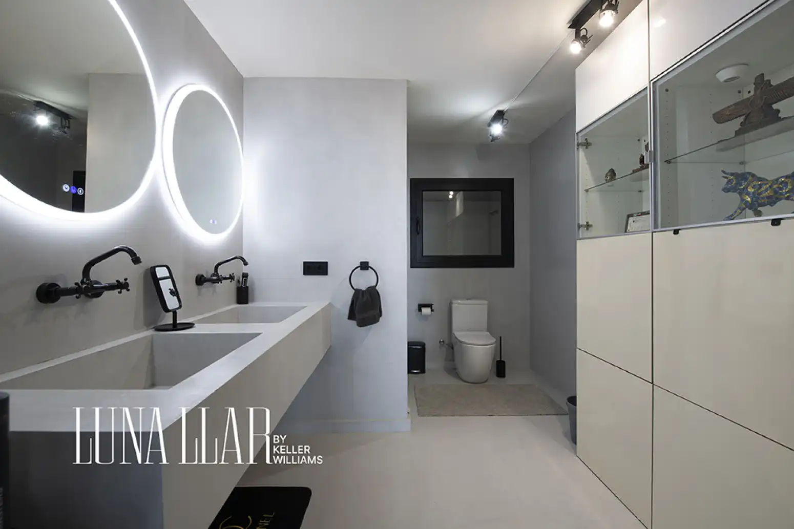 Badezimmer von Haus oder Chalet zur Miete in Sitges mit Klimaanlage, Terrasse und Möbliert