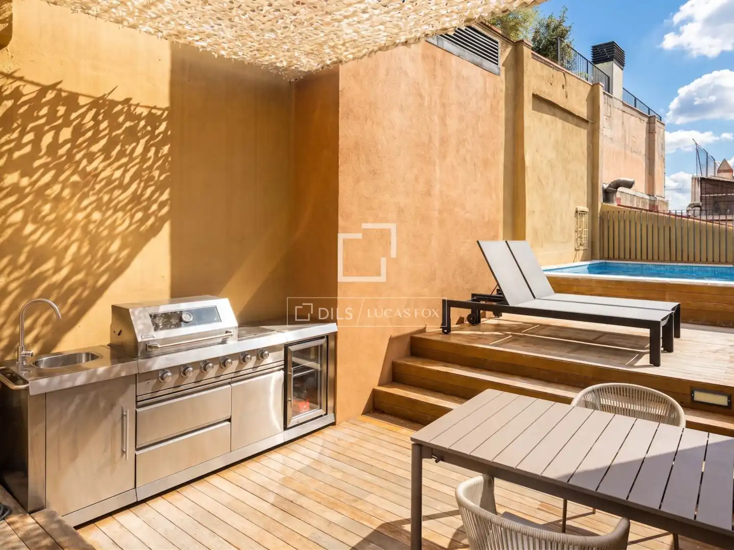 Terrassa de Pis de lloguer en Barcelona amb Aire condicionat, Calefacció i Parquet