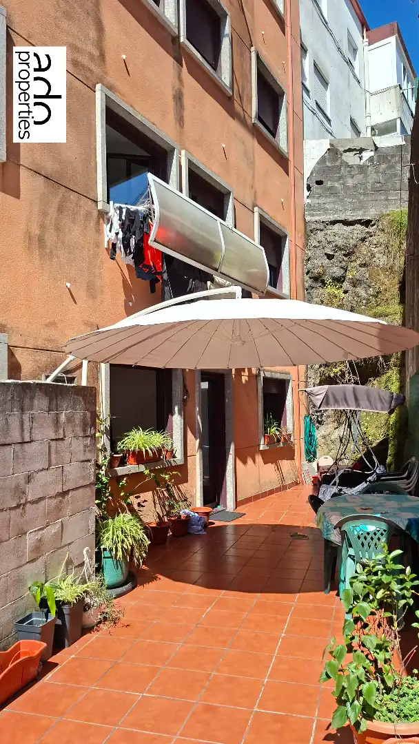 Balcony of Flat for sale in Redondela  with Heating, Furnished and Oven