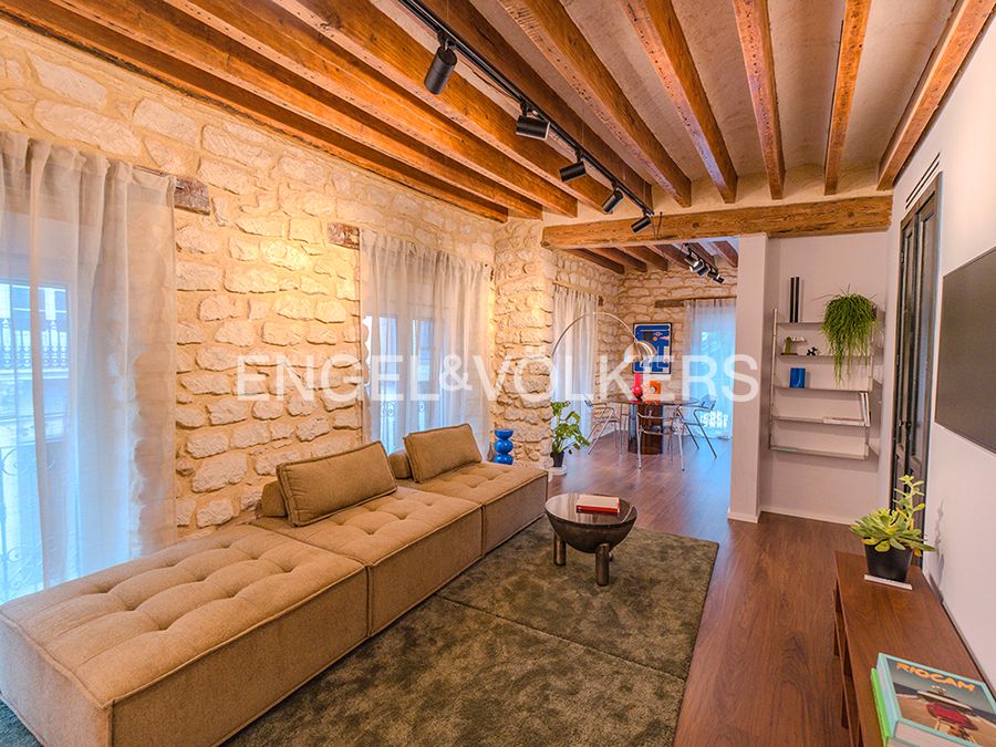 Living room of Flat for sale in Alicante / Alacant  with Air Conditioner and Heating
