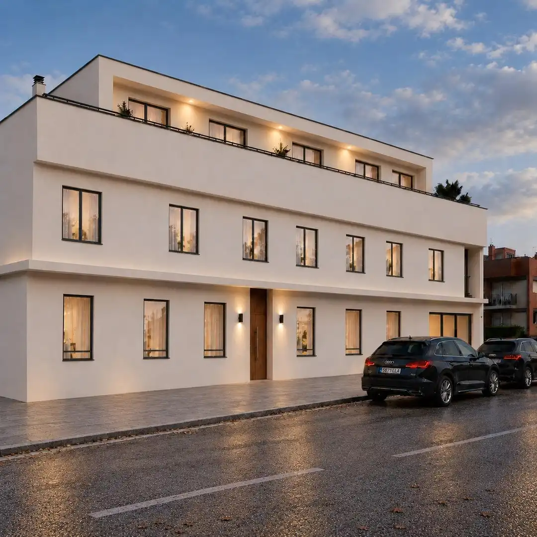 Vista exterior de Dúplex en venta en Murcia