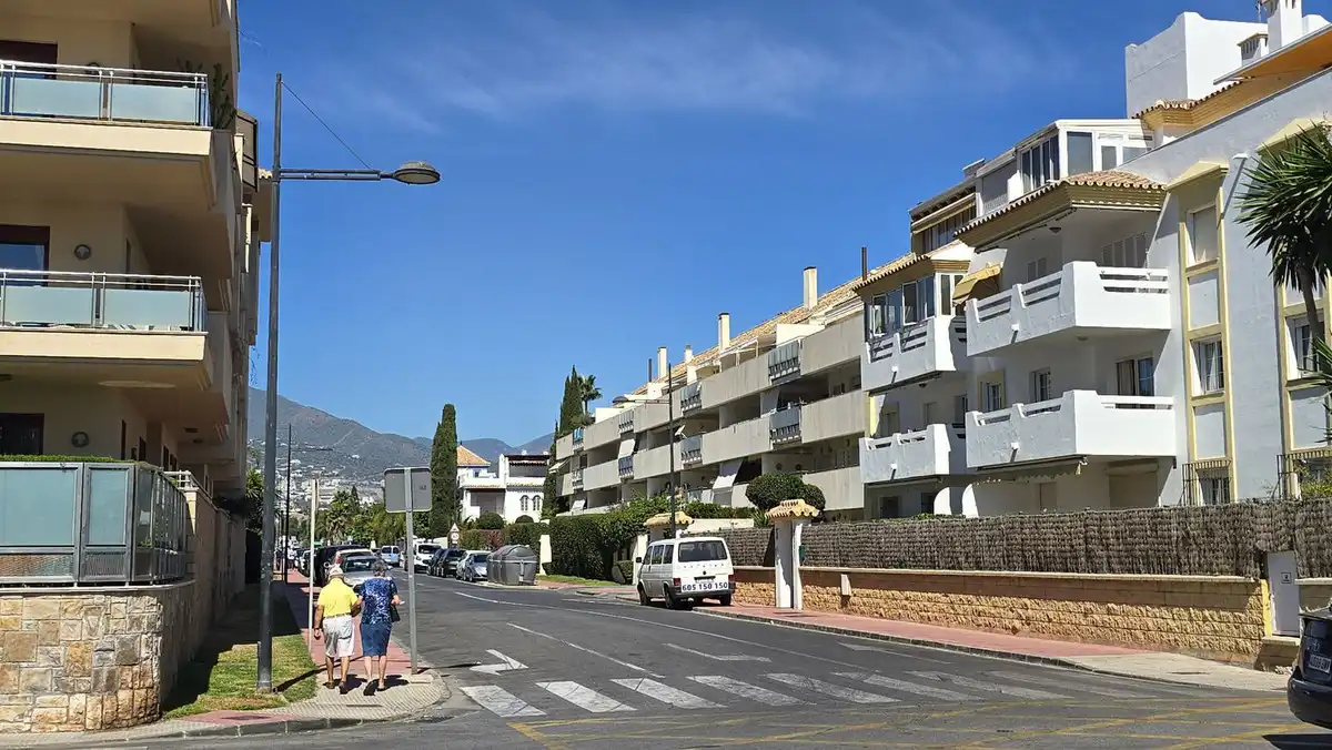 Exterior view of Apartments for rent in Marbella  with Air Conditioner, Terrace and Community pool