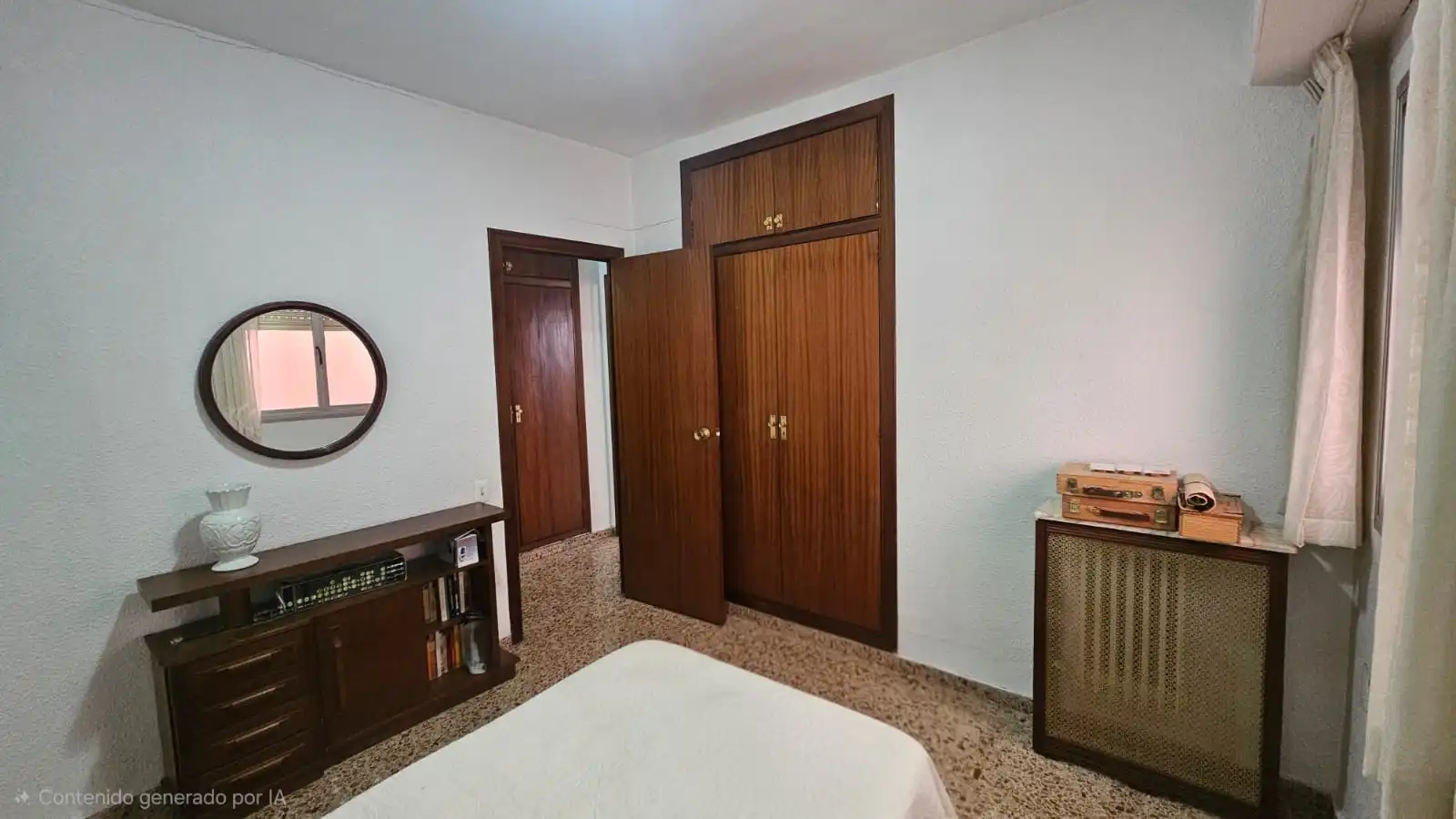 Bedroom of Flat for sale in Valencia  with Air Conditioner, Heating and Balcony
