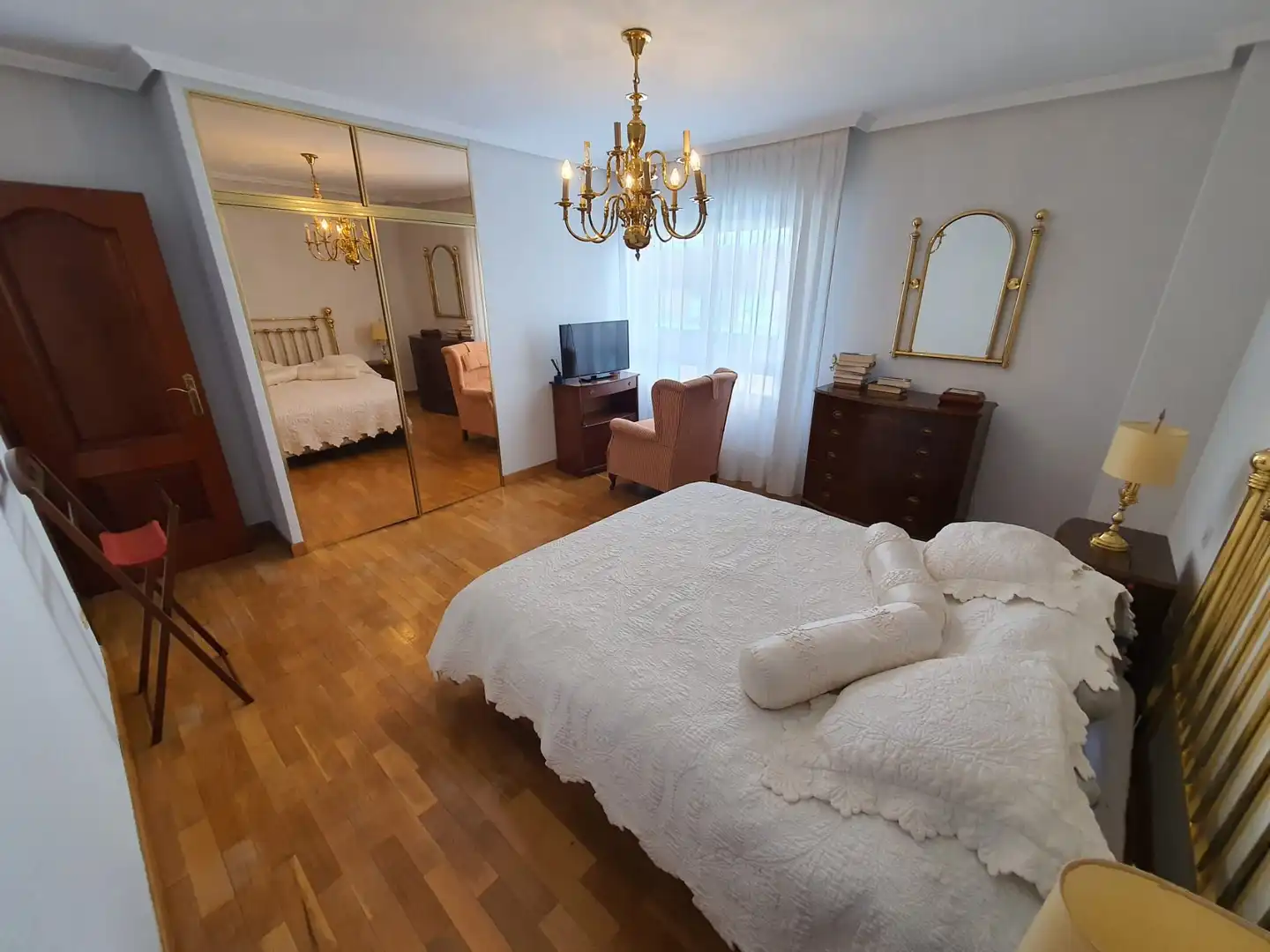 Schlafzimmer von Wohnung zum Verkauf in Palencia mit Heizung, Parkett und Abstellraum