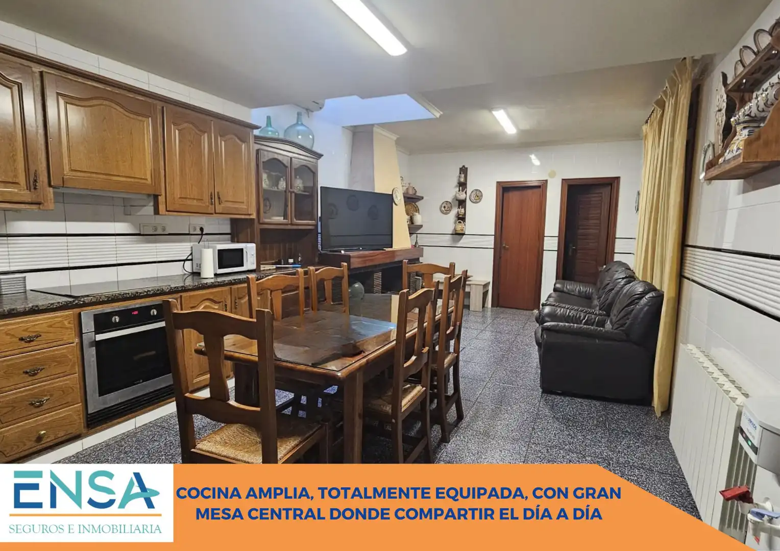 Cocina de Casa adosada en venta en Vila-real con Aire acondicionado, Calefacción y Terraza