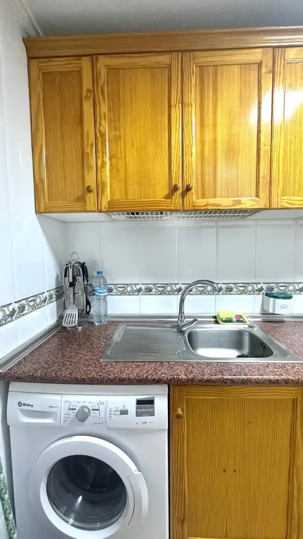 Kitchen of Flat for rent in Torrevieja  with Heating, Furnished and Washing machine