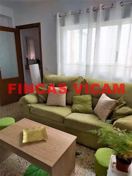 Wohnzimmer von Wohnung zur Miete in Huesca mit Heizung, Möbliert und Ofen