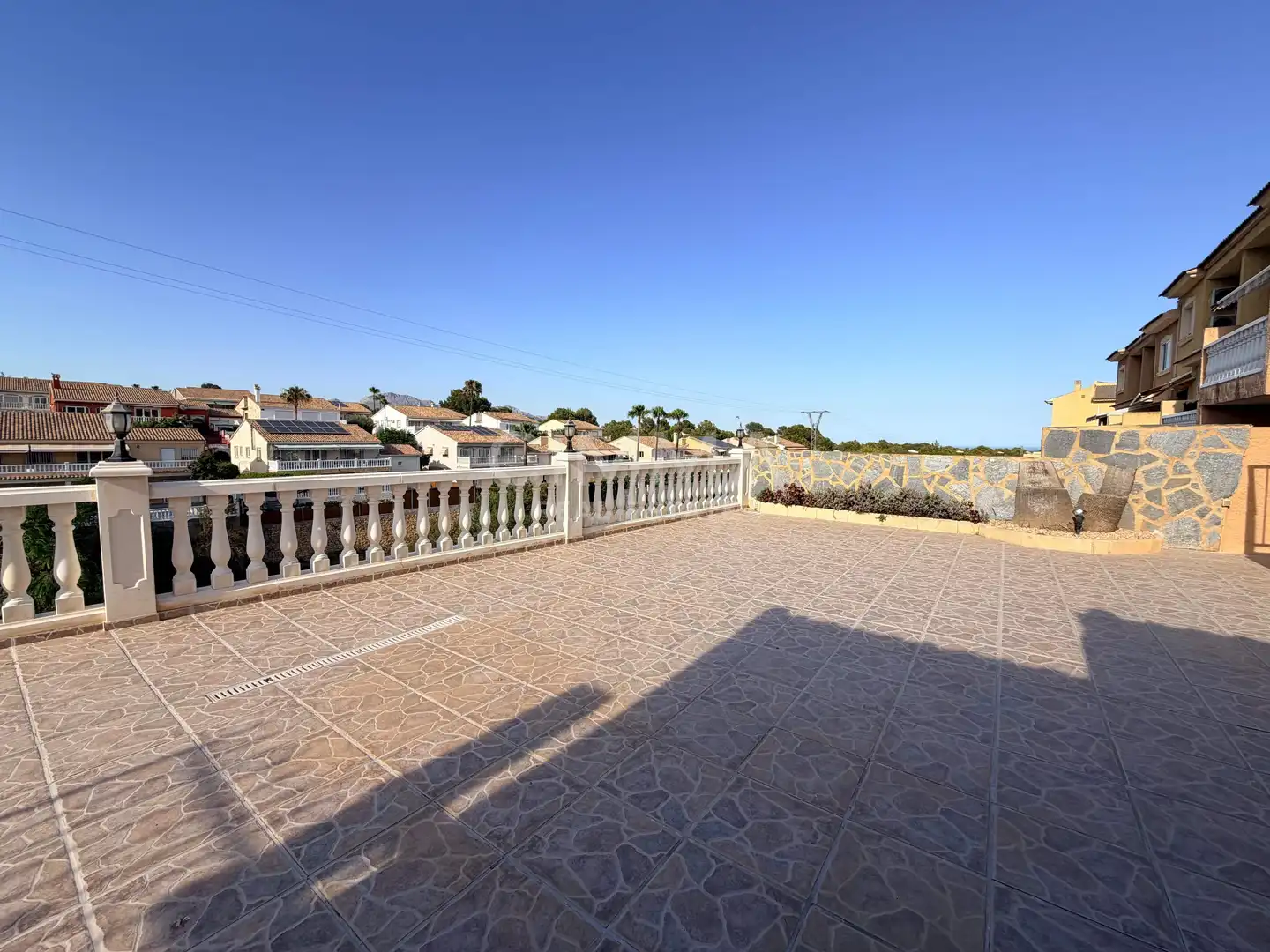 Terrace of Detached homes for sale in La Nucia  with Air Conditioner, Heating and Private garden