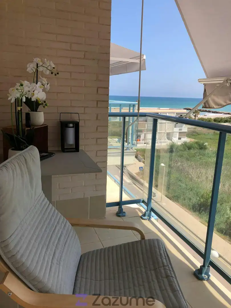 Terrasse von Wohnung zur Miete in El Puig de Santa Maria mit Klimaanlage, Terrasse und Schwimmbad
