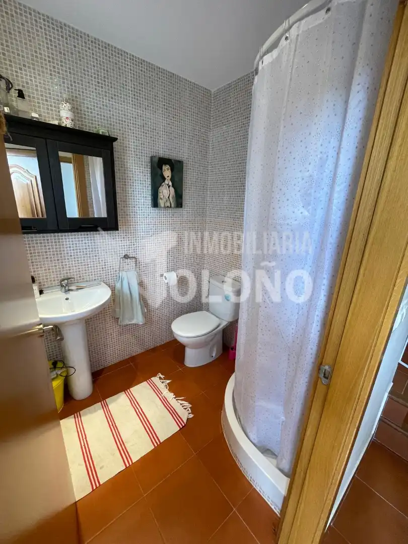 Baño de Casa o chalet en venta en Leiva con Calefacción, Jardín privado y Parquet