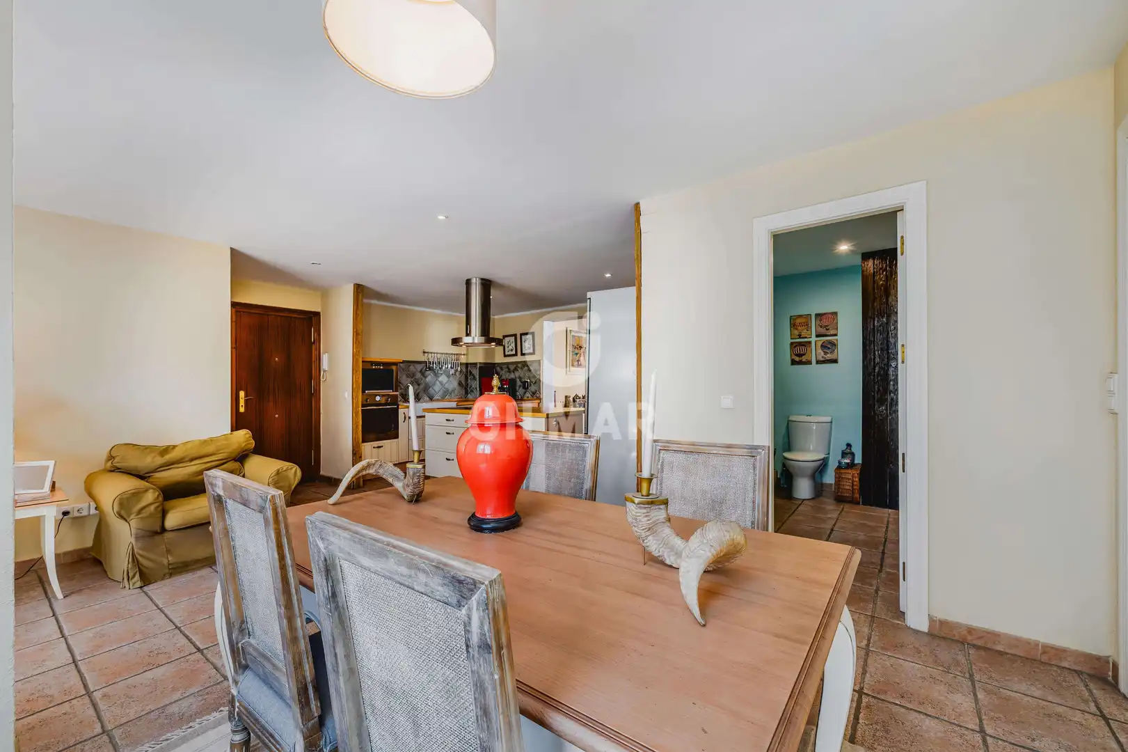 Dining room of Flat for sale in Fuengirola  with Heating, Furnished and Balcony