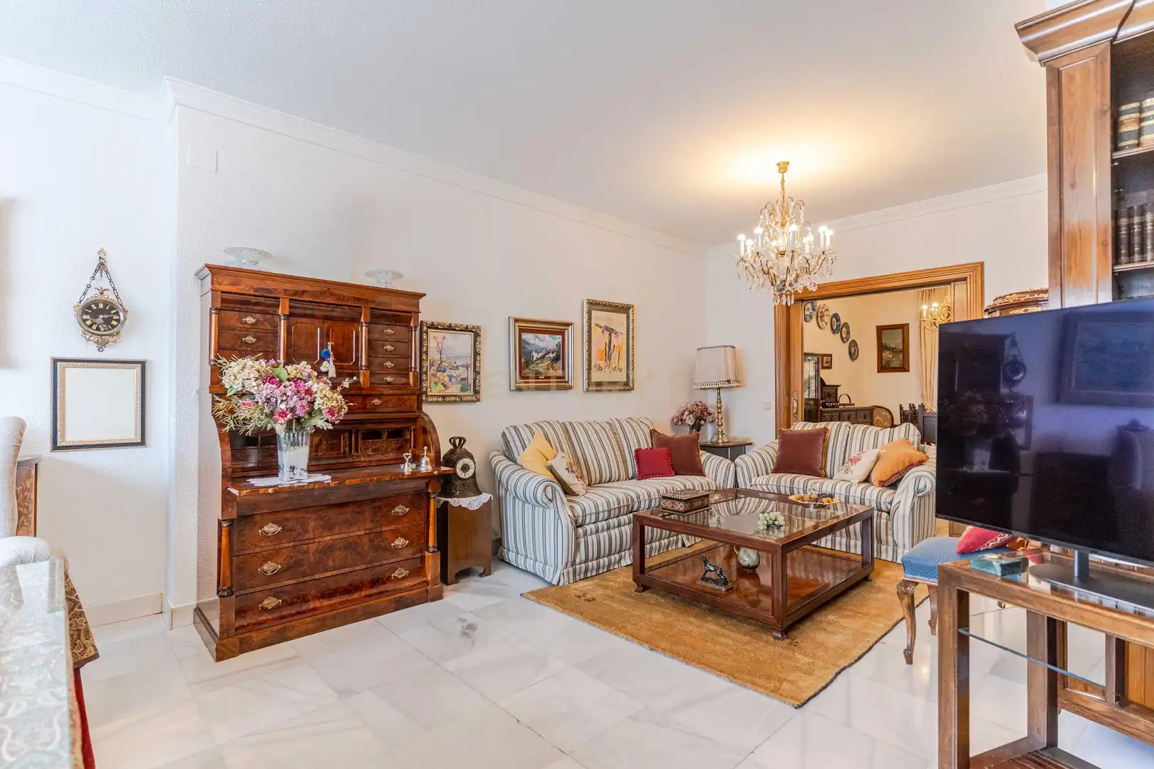 Sala de estar de Dúplex en venta en Granada con Aire acondicionado, Jardín privado y Trastero