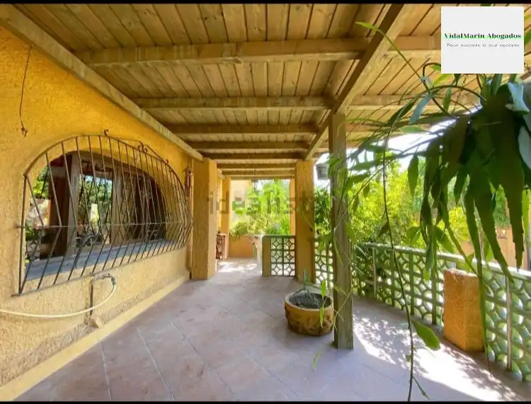 Terrassa de Casa o xalet en venda en Mutxamel amb Aire condicionat, Jardí privat i Forn