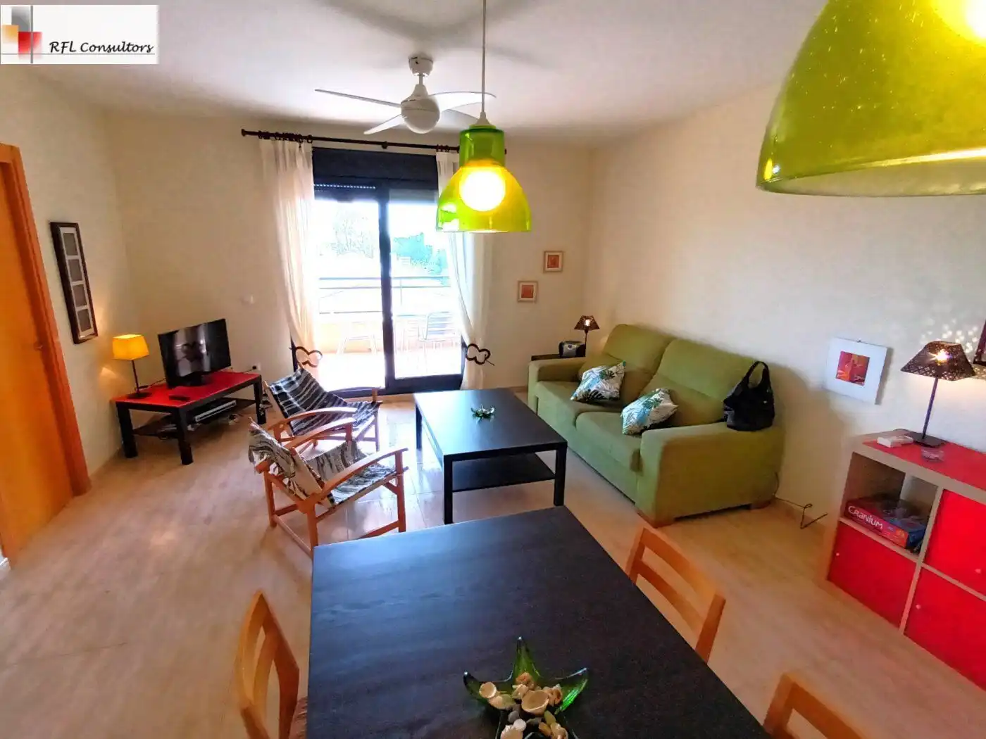 Sala d'estar de Apartament en venda en Torreblanca amb Aire condicionat, Jardí privat i Terrassa
