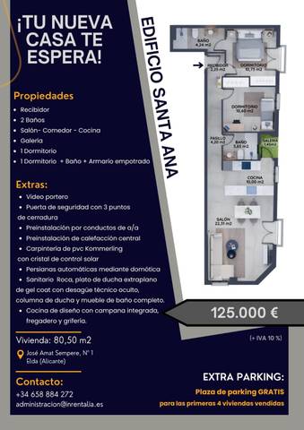 Apartamento en Venta en Centro