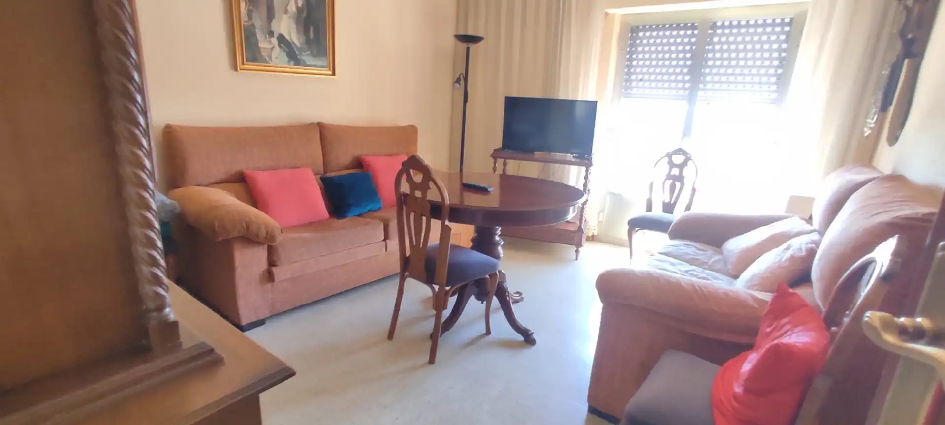Living room of Flat for sale in Salamanca  with Heating, Furnished and Washing machine
