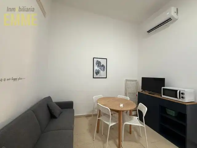 Sala de estar de Piso de alquiler en Málaga con Aire acondicionado, Terraza y Amueblado