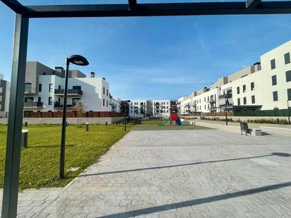 Exterior view of Flat for sale in San Juan de Aznalfarache  with Air Conditioner, Heating and Private garden