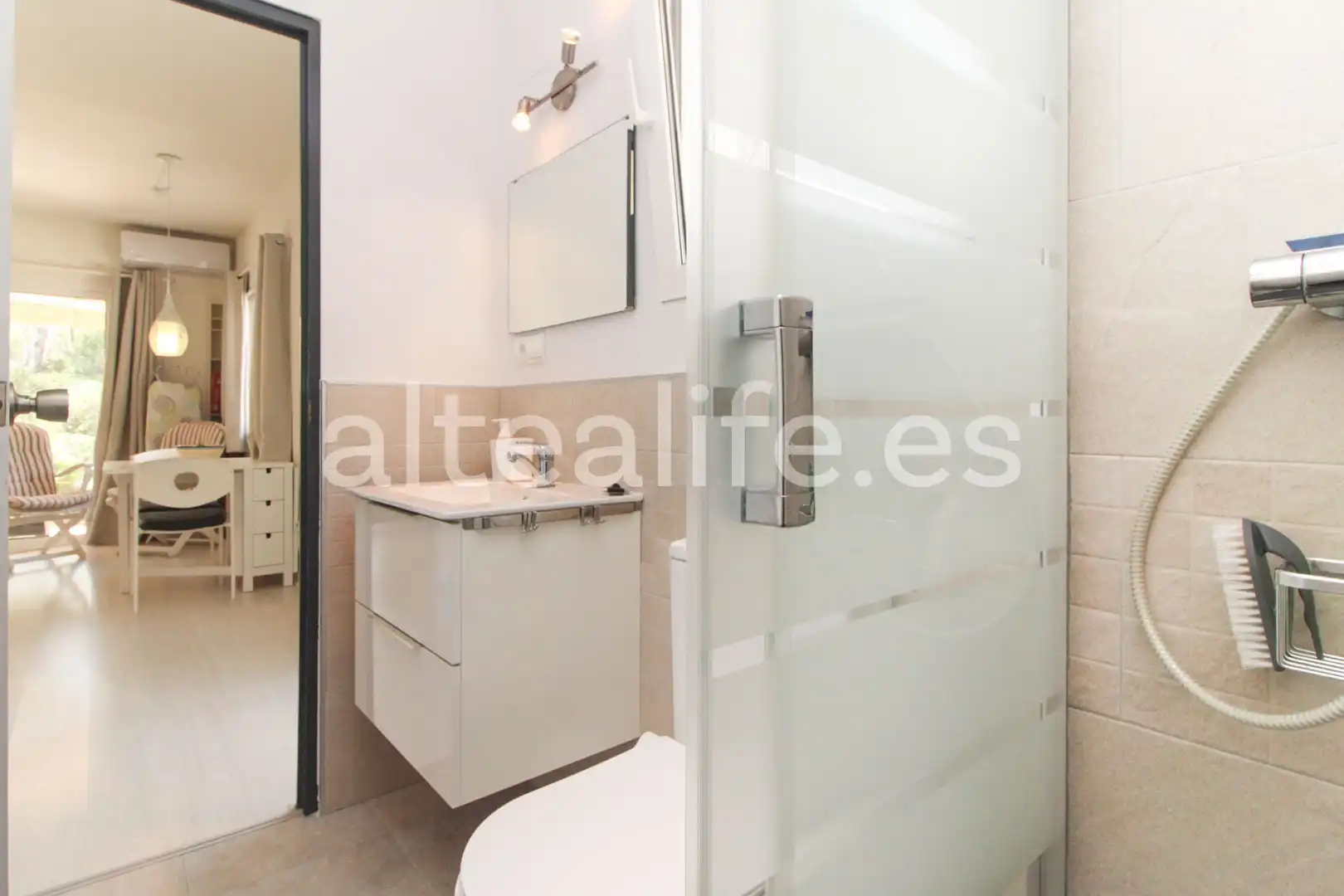 Bany de Casa o xalet en venda en Altea amb Aire condicionat, Jardí privat i Terrassa