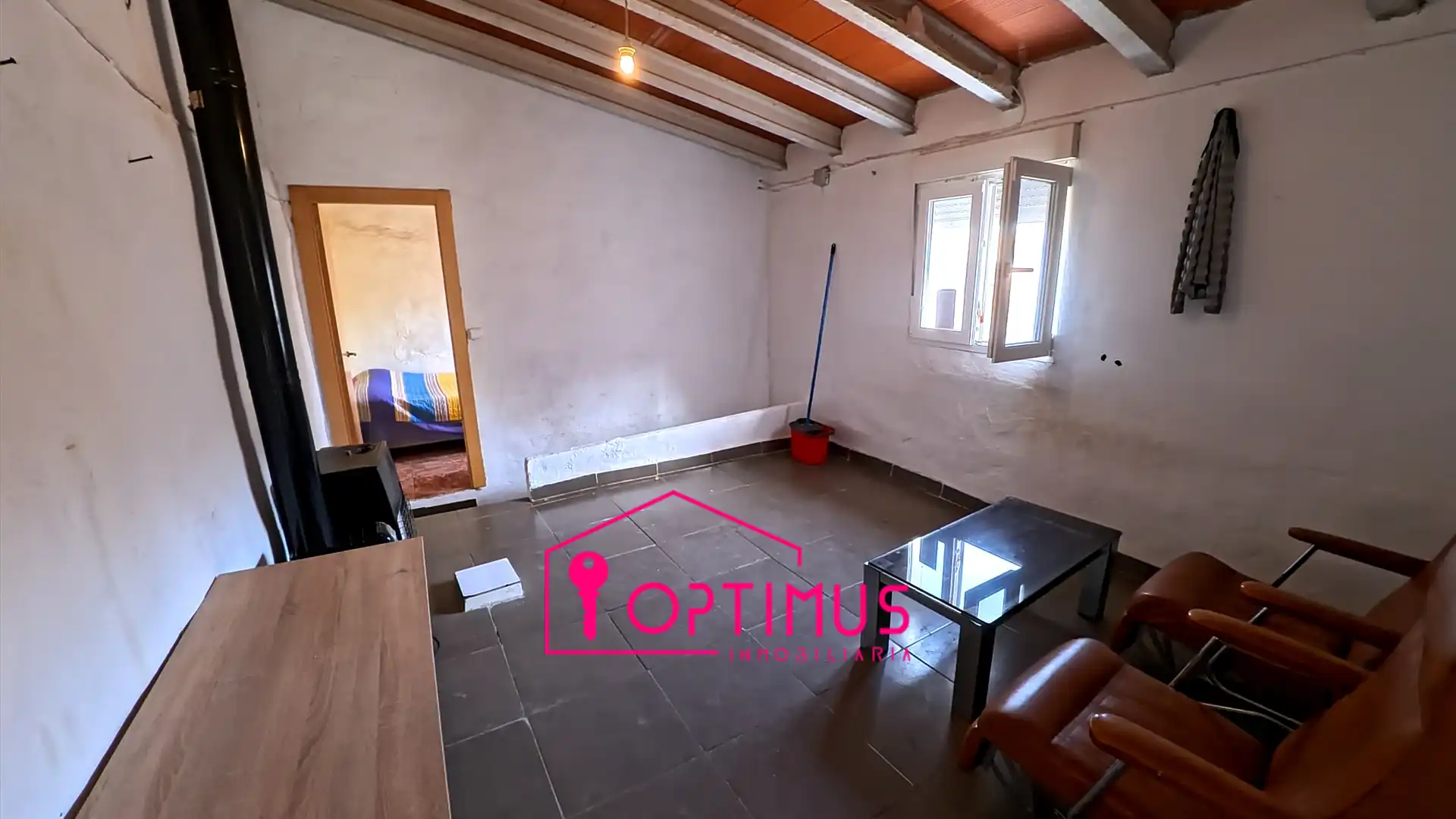 Sala d'estar de Casa adosada en venda en Jarafuel amb Aire condicionat, Terrassa i Traster