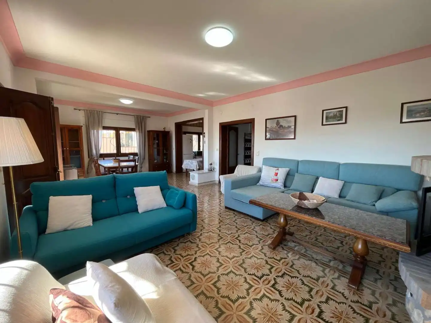 Sala d'estar de Apartament de lloguer en Cuevas del Almanzora amb Aire condicionat, Calefacció i Terrassa